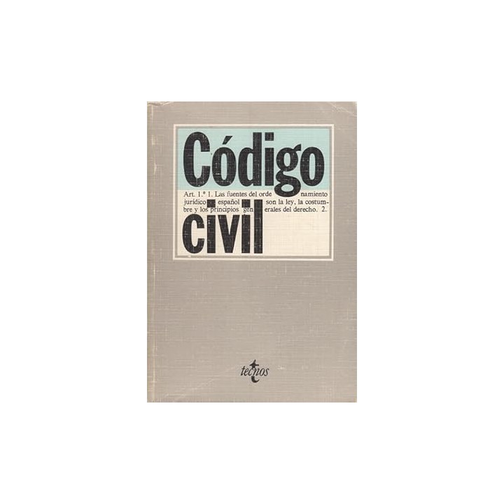 Código civil - Tecnos